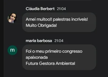 Depoimento sobre o primeiro congresso